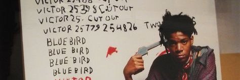 Vintage Basquiat's banner
