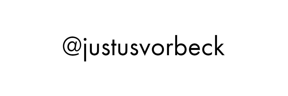 justusvorbeck's profile banner image