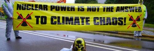National Radioactive Waste Coalition banner