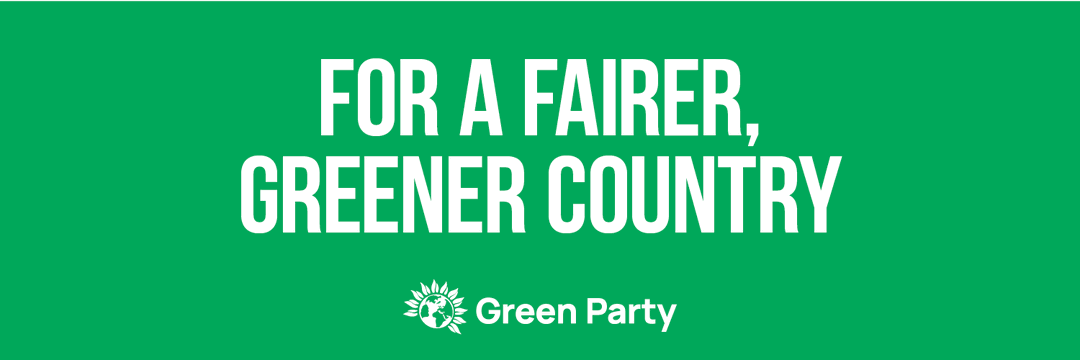 CWaC Green Party banner