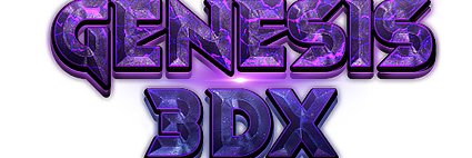 Genesis 3DX banner