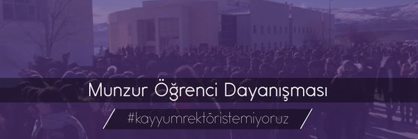 Munzur Öğrenci Dayanışması Profile Banner