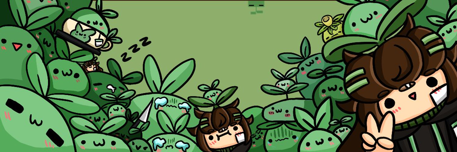 Uni 🌱☕️ | Cafe Owner PNGtuber Profile Banner