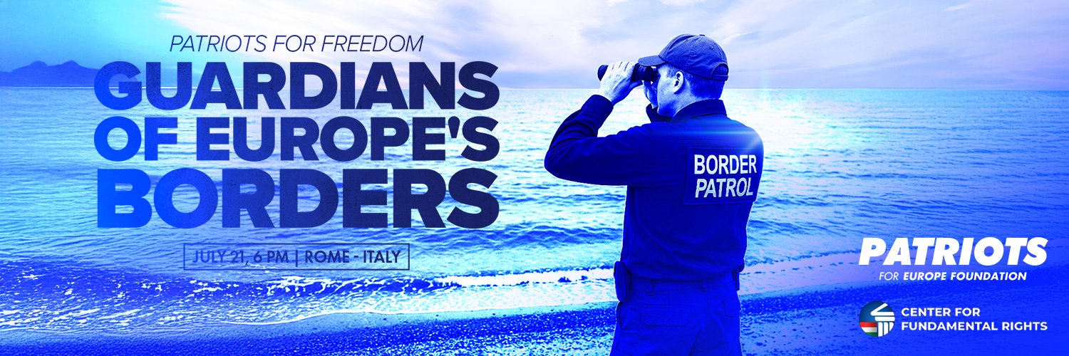 Patriots for Europe Foundation's banner