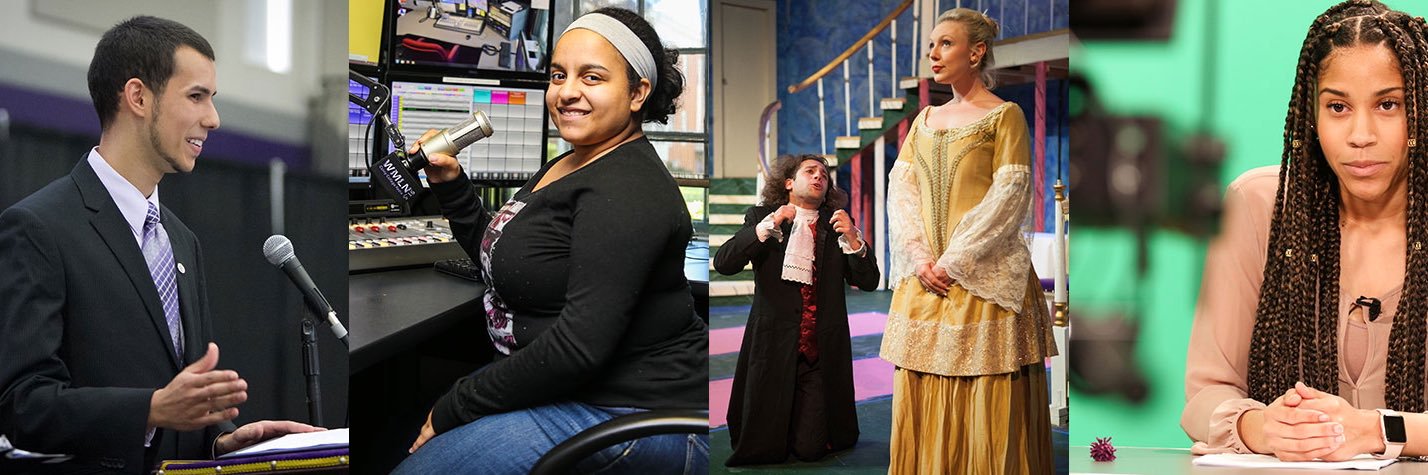 Curry College Communication Department banner