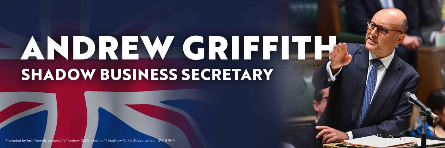 Andrew Griffith MP banner