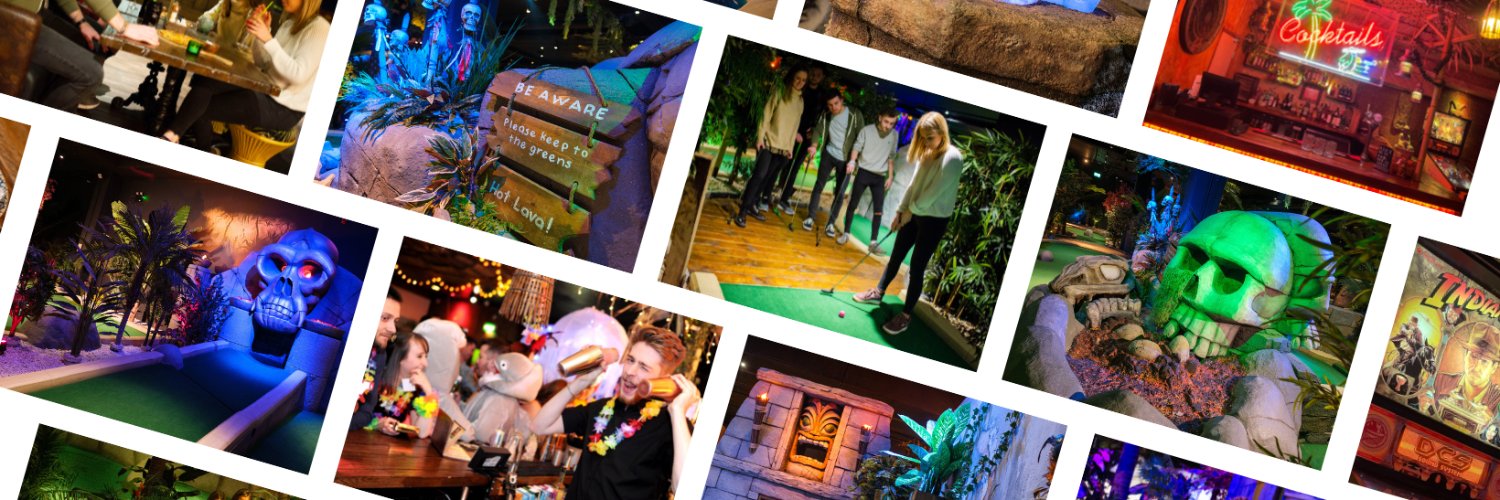 The Lost City Adventure Golf Nottingham banner