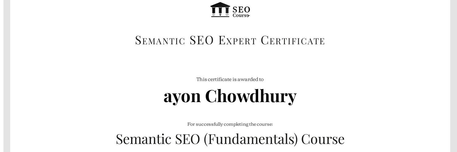 Ayon Chy 😲 (#Ai Niche Site Builder) & SEO Expert banner