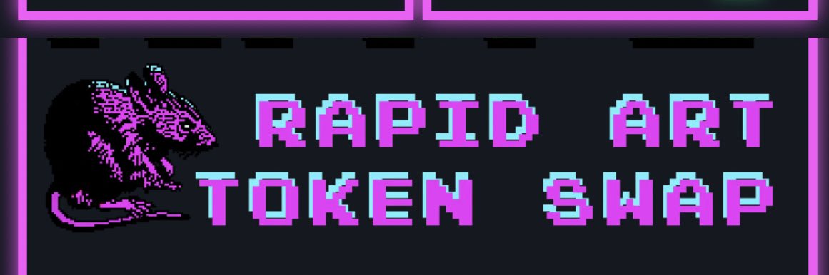 RATS.ART “Rapid Art Token Swap” banner