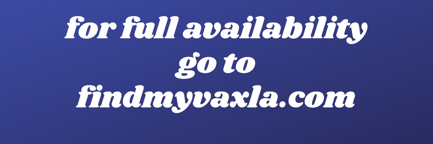 FindMyVaxLA_Bot's profile banner image