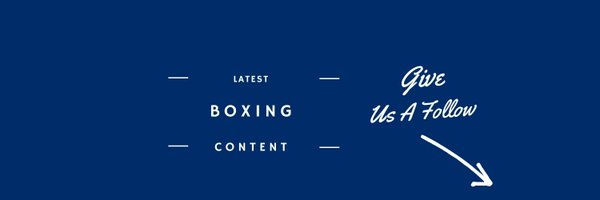 SHVBoxing Profile Banner