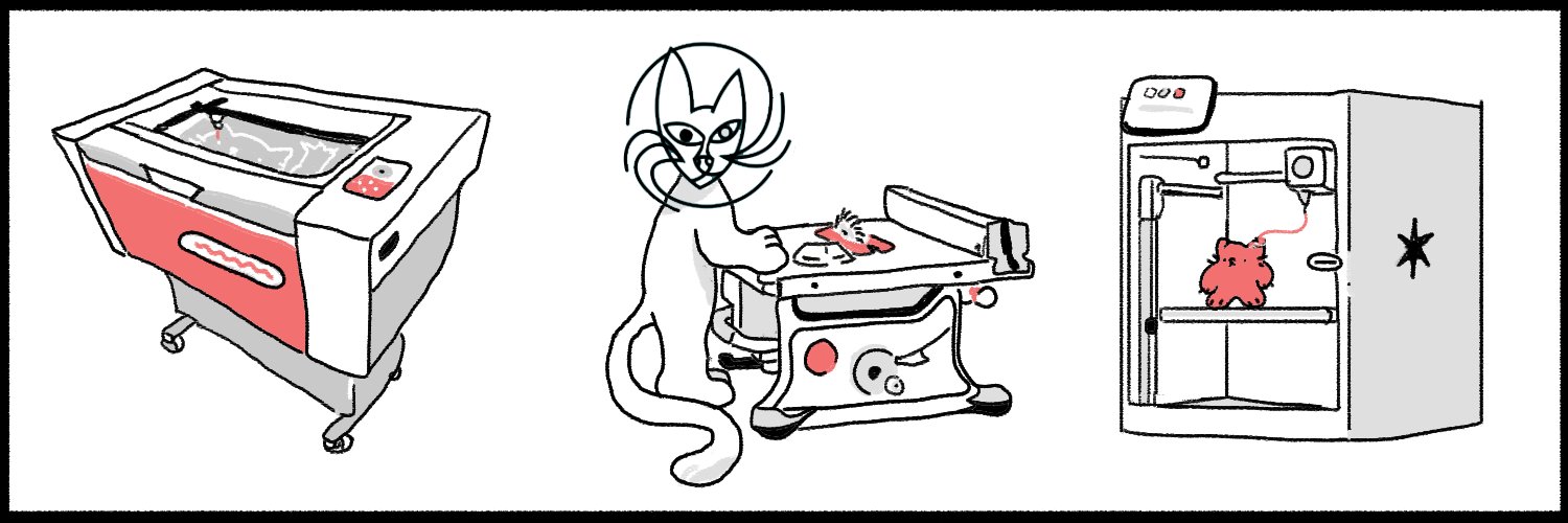 Fat Cat Fab Lab banner