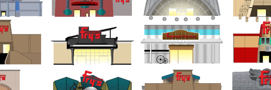 Fry's Electronics banner