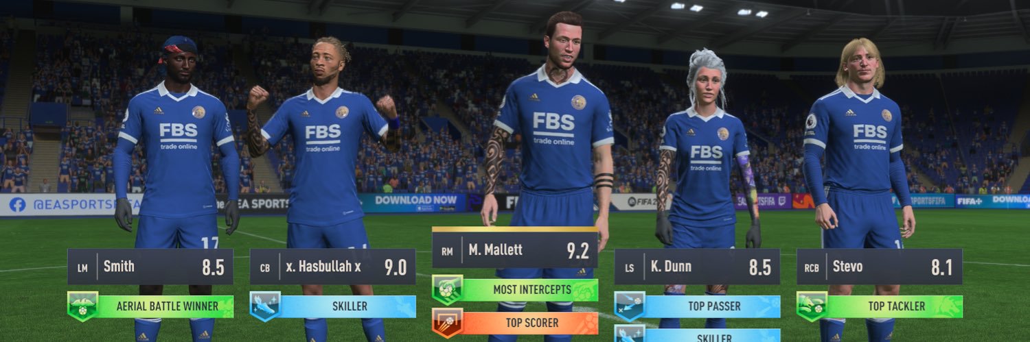 VFL Leicester banner