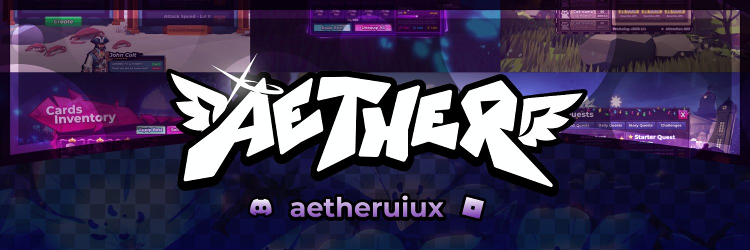 Aether 🌨️ banner