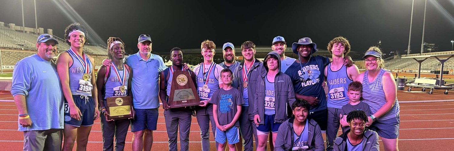 WR Raider T&F banner