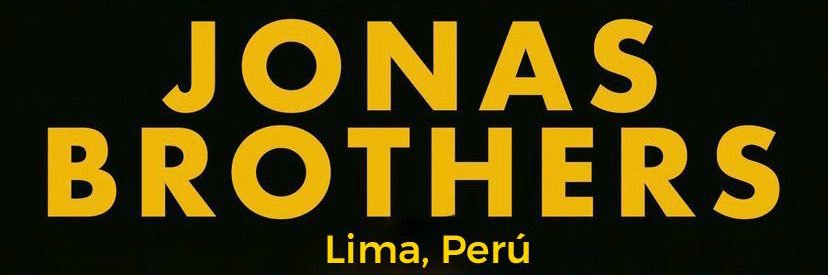Nick Jonas Peru 🇵🇪 banner