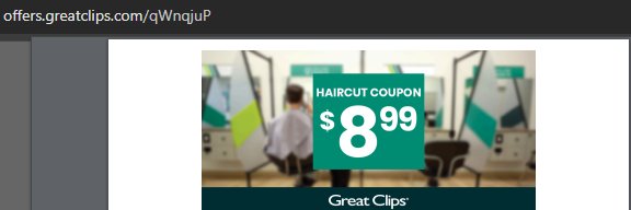 Great Clips Haircut Coupons $5 Printable 2026 banner