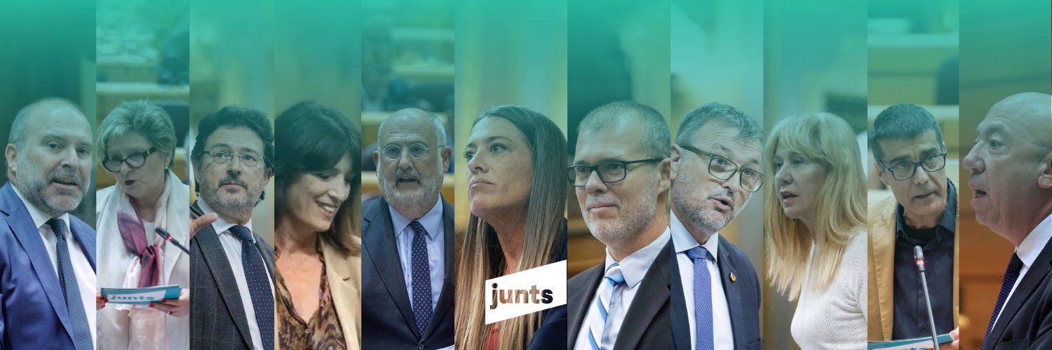Junts per Catalunya Congrés i Senat's banner
