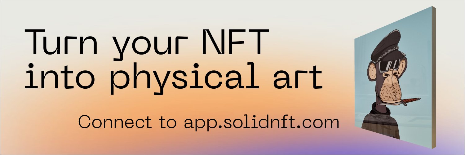 Solid NFT banner
