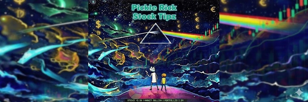 Pickle Rick’s Stock Tipz banner