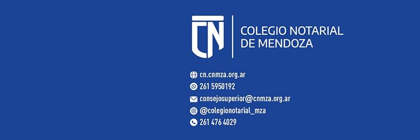Colegio Notarial de Mendoza banner