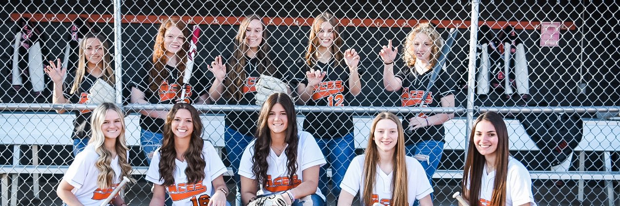 AC Lady Aces Softball banner