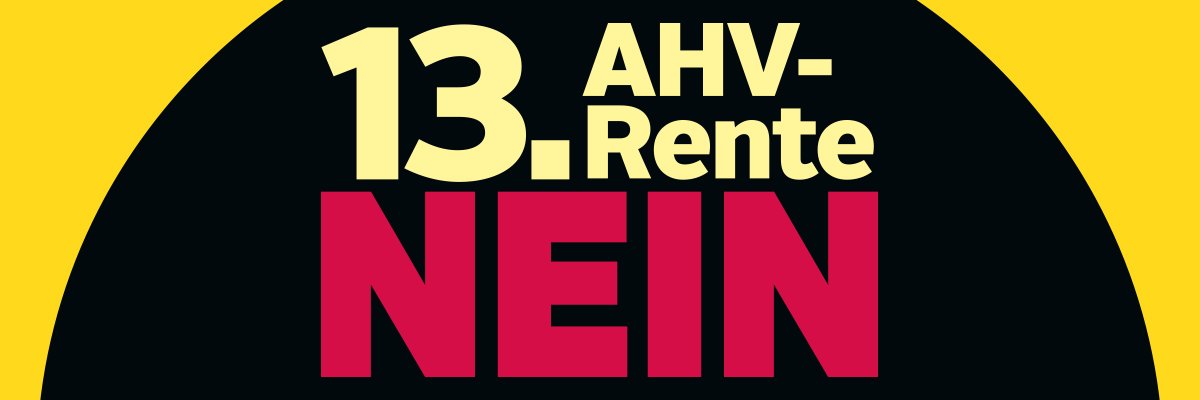 NEIN zur 13. AHV-Rente banner