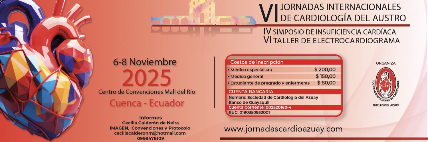 Sociedad Ecuatoriana de Cardiología Núcleo Azuay banner