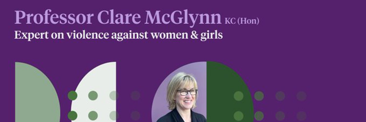 Prof Clare McGlynn KC (Hon) Profile Banner