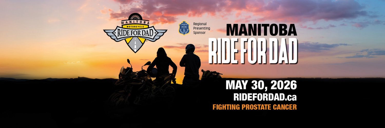 Manitoba Motorcycle Ride for Dad banner