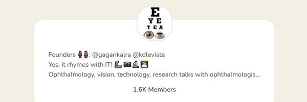 Eye Tea 👁☕ Profile Banner