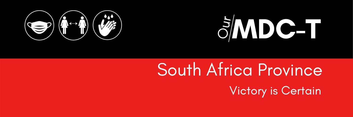 Our MDC-T South Africa Province banner