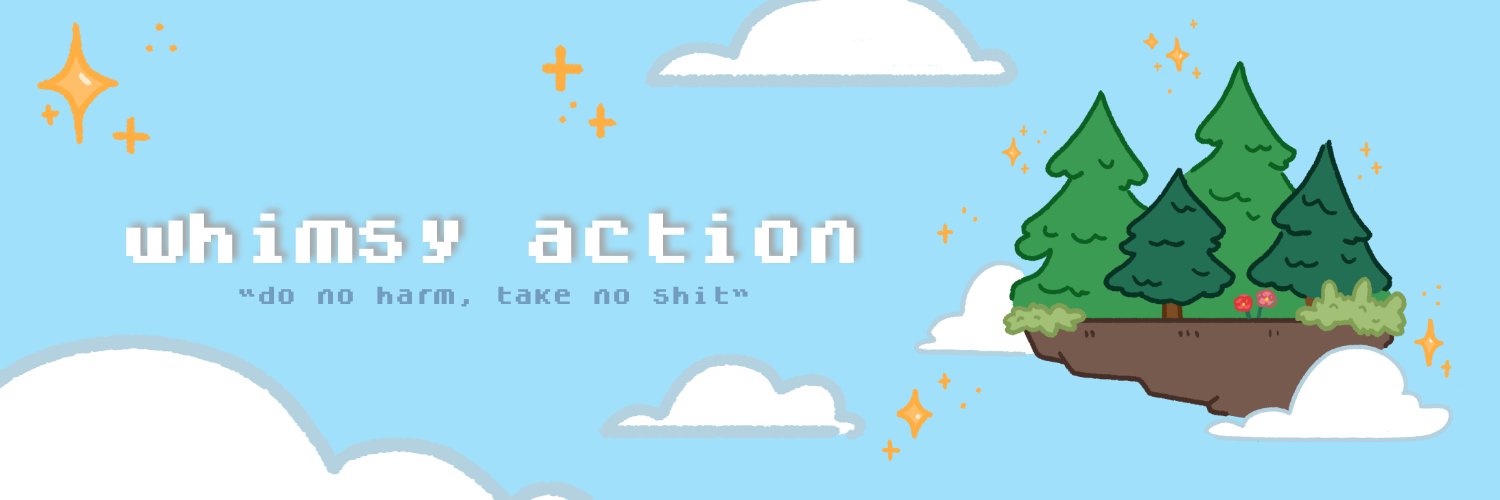 ☁︎ ･: whimsy action team :･ banner