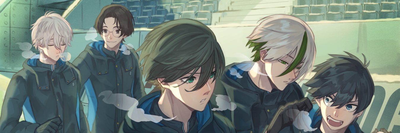 Bluelock coloring 🎨'! banner