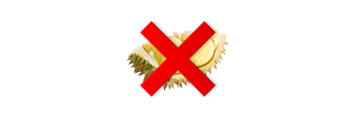 No Durian today🦐 banner
