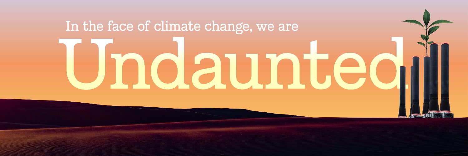 Undaunted: Tackling climate change with innovation's banner