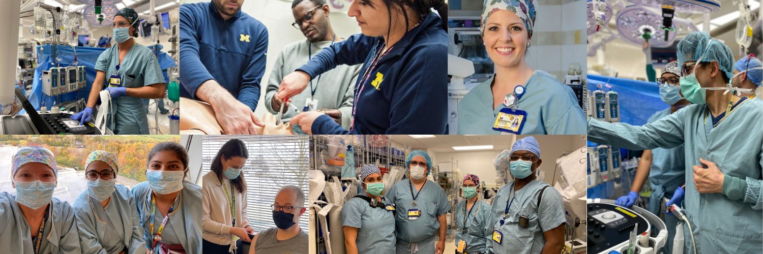 Michigan Anesthesiology's banner