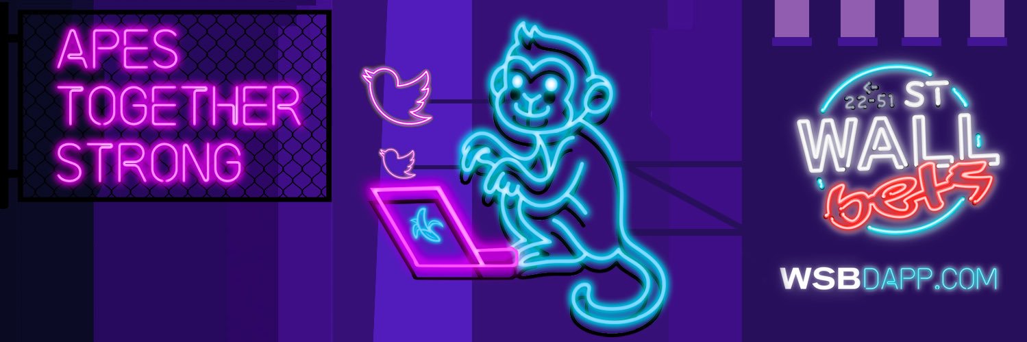 WallStreetBets DApp $WSB banner