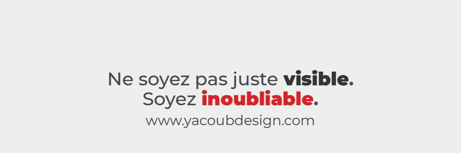Yacoub • Graphic Designer banner