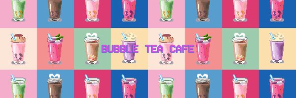 Bubble Tea Cafe | Minted March 2021 Profile Banner