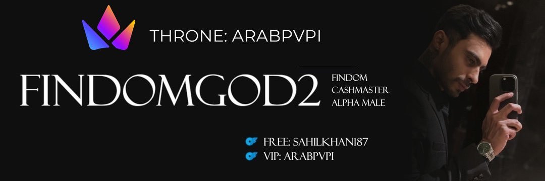 💸THE FINDOM GOD ⚔️ ⛓ TOP 2.5% 6.6K banner