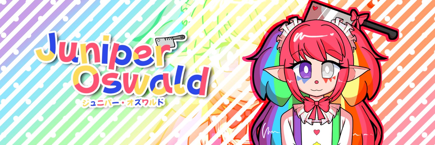 Juniper Oswald 🤡🌈 banner