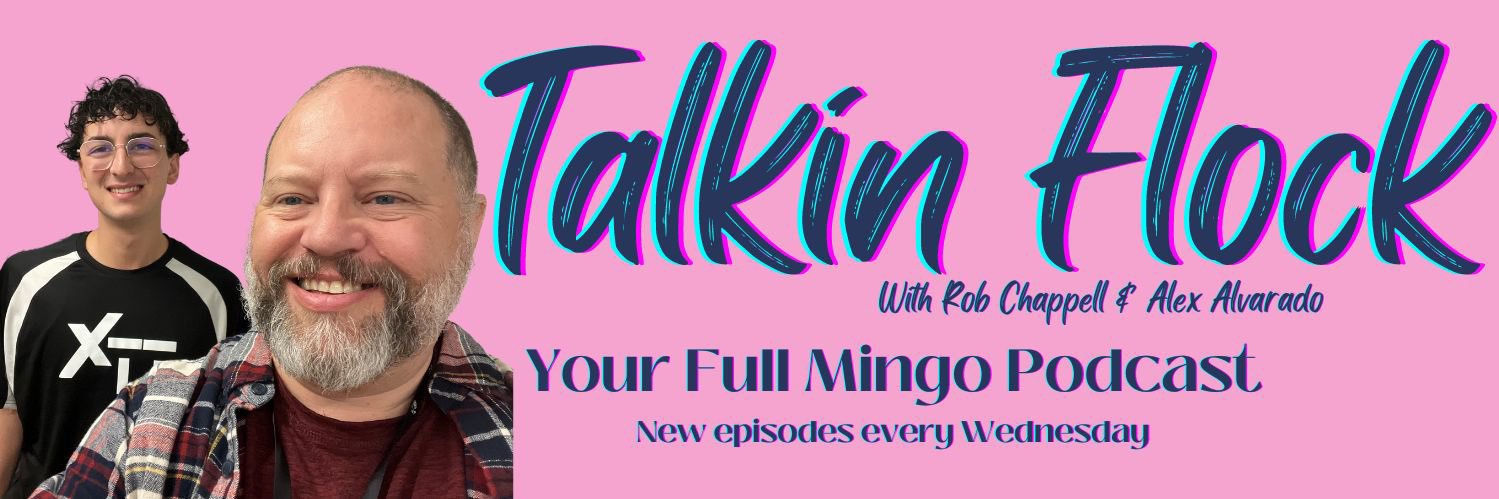 x - Talkin’ Flock - A #FullMingo Podcast banner