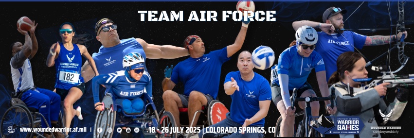 USAF Wounded Warrior's banner