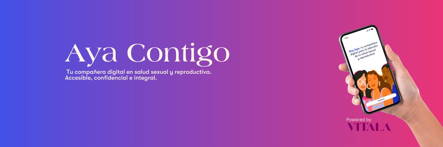 Aya Contigo App banner