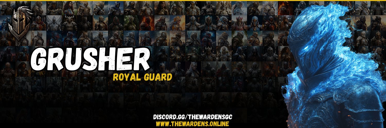 Grusher's banner