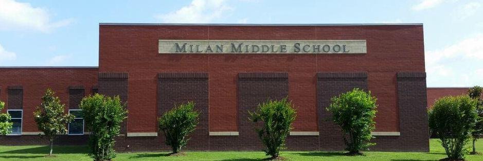 Milan Middle School banner