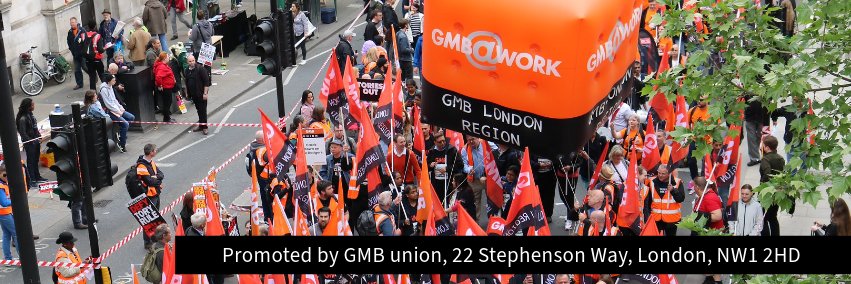GMB London Region's banner