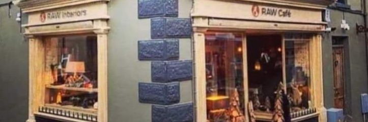 RAW Interiors & Cafe/Pizzeria banner